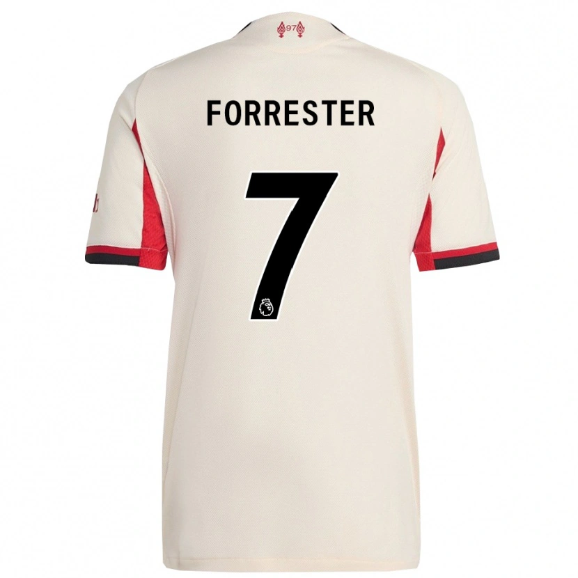 Danxen Heren La'more Forrester #7 Wit Zwart Uitshirt Uittenue 2025/26 T-Shirt