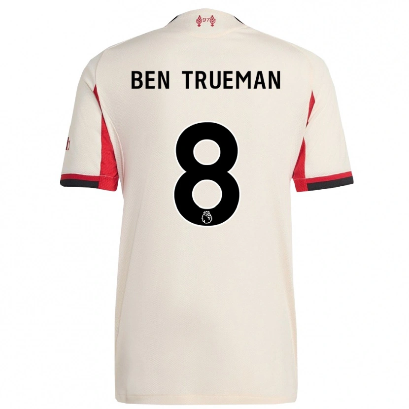 Danxen Heren Ben Trueman #8 Wit Zwart Uitshirt Uittenue 2025/26 T-Shirt