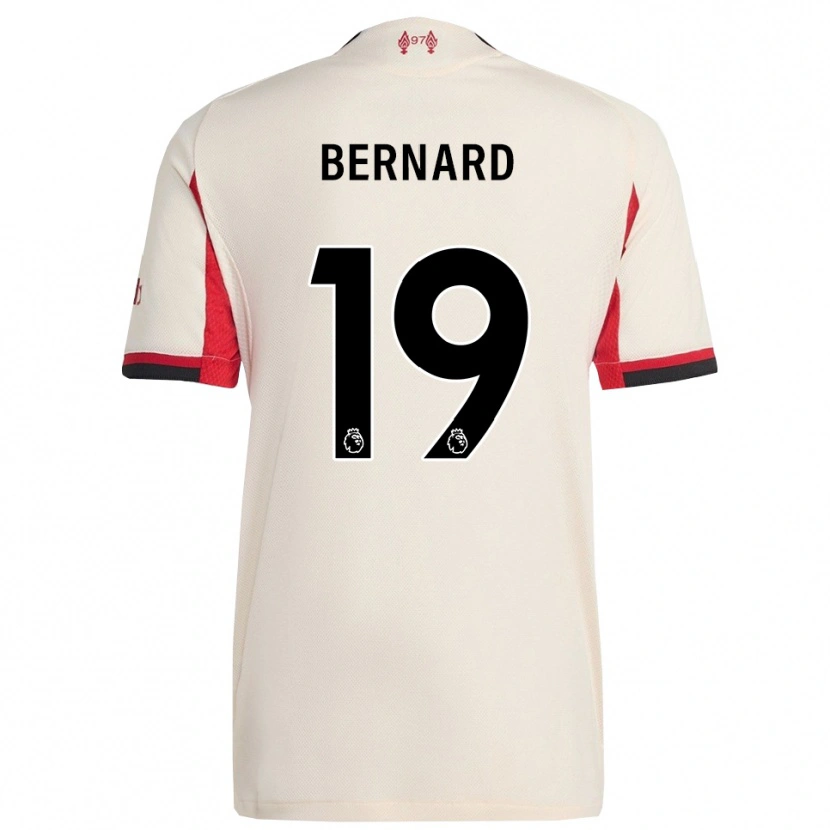Danxen Heren Dj Bernard #19 Wit Zwart Uitshirt Uittenue 2025/26 T-Shirt