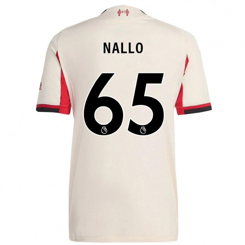 Danxen Heren Amara Nallo #65 Wit Zwart Uitshirt Uittenue 2025/26 T-Shirt