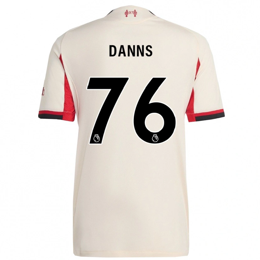 Danxen Heren Jayden Danns #76 Wit Zwart Uitshirt Uittenue 2025/26 T-Shirt