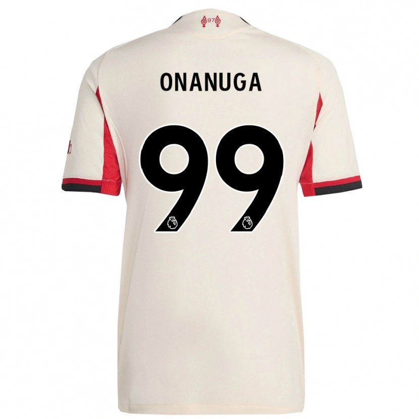 Danxen Heren Fola Onanuga #99 Wit Zwart Uitshirt Uittenue 2025/26 T-Shirt