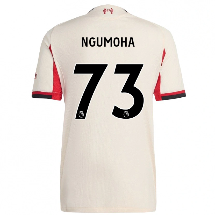 Danxen Heren Rio Ngumoha #73 Wit Zwart Uitshirt Uittenue 2025/26 T-Shirt