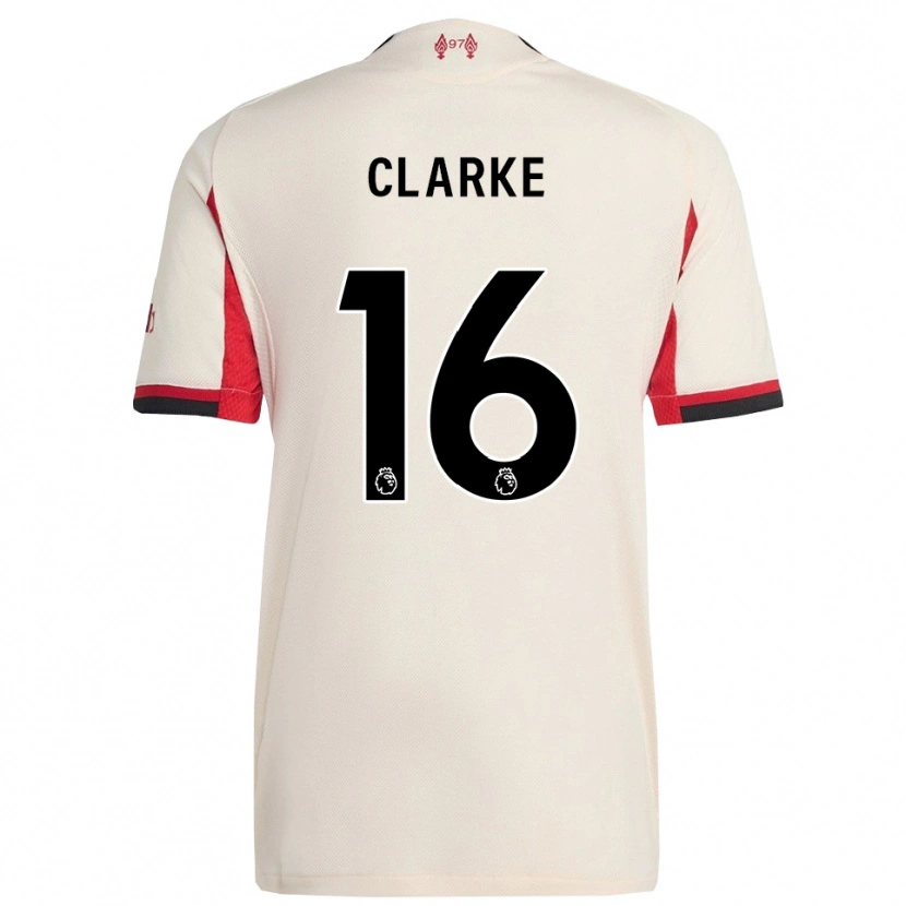Danxen Heren Lucas Clarke #16 Wit Zwart Uitshirt Uittenue 2025/26 T-Shirt