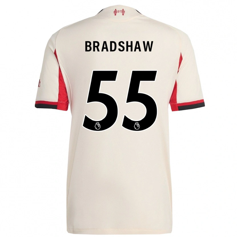 Danxen Heren Joe Bradshaw #55 Wit Zwart Uitshirt Uittenue 2025/26 T-Shirt