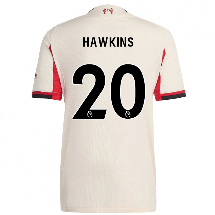 Danxen Heren Max Hawkins #20 Wit Zwart Uitshirt Uittenue 2025/26 T-Shirt