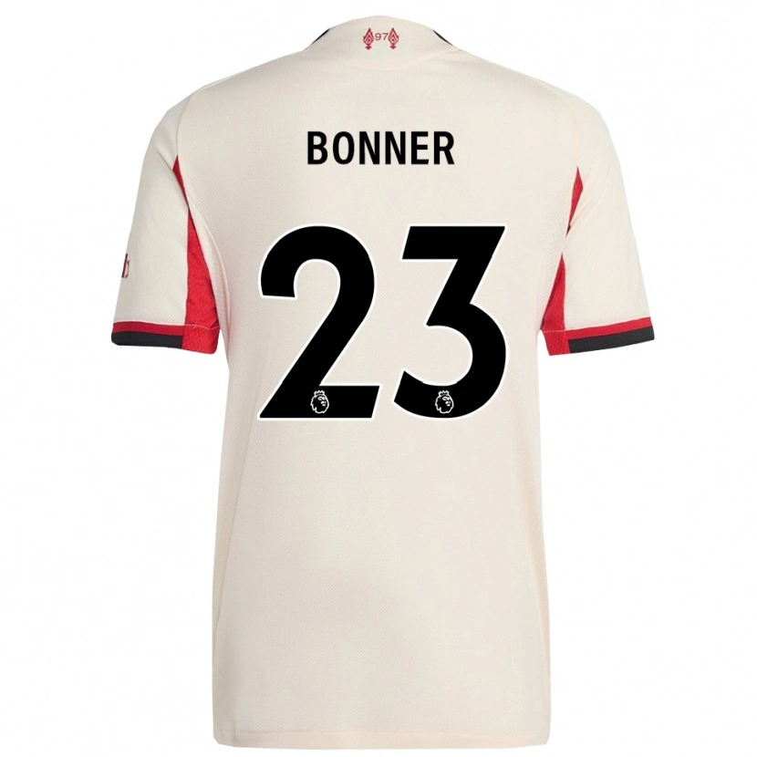 Danxen Heren Gemma Bonner #23 Wit Zwart Uitshirt Uittenue 2025/26 T-Shirt