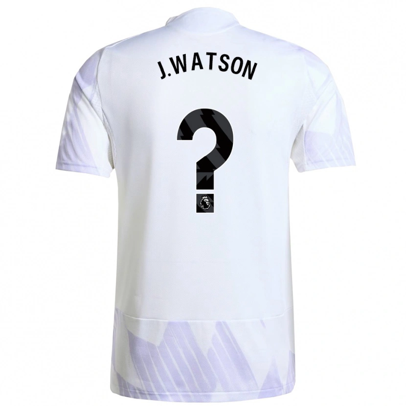 Danxen Heren Jacob Watson #0 Wit Paars Paars Uitshirt Uittenue 2025/26 T-Shirt