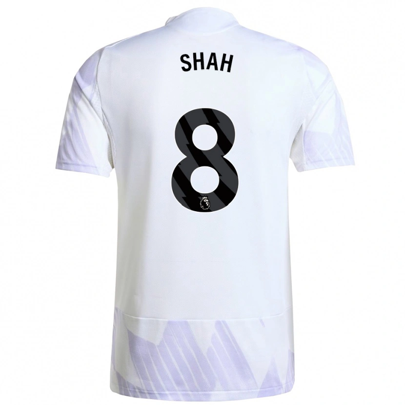 Danxen Heren Jariyah Shah #8 Wit Paars Paars Uitshirt Uittenue 2025/26 T-Shirt