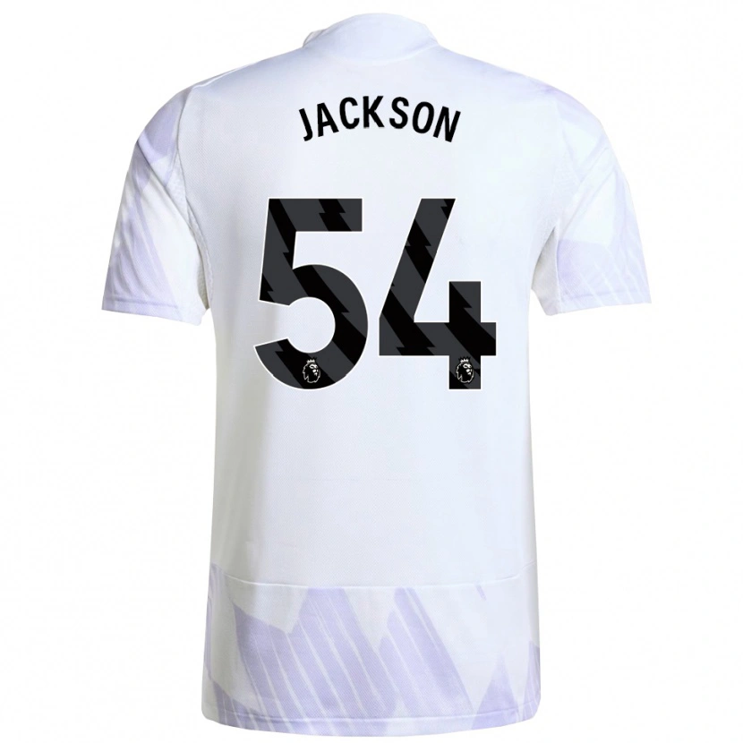 Danxen Heren Louis Jackson #54 Wit Paars Paars Uitshirt Uittenue 2025/26 T-Shirt