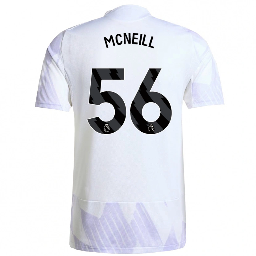 Danxen Heren Charlie Mcneill #56 Wit Paars Paars Uitshirt Uittenue 2025/26 T-Shirt