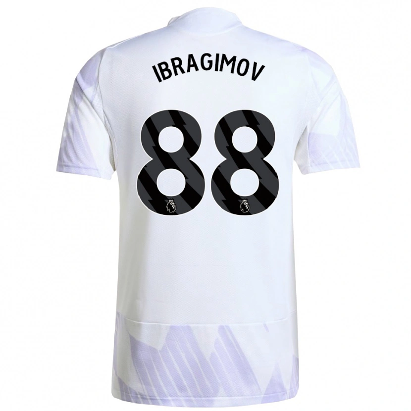 Danxen Heren Amir Ibragimov #88 Wit Paars Paars Uitshirt Uittenue 2025/26 T-Shirt