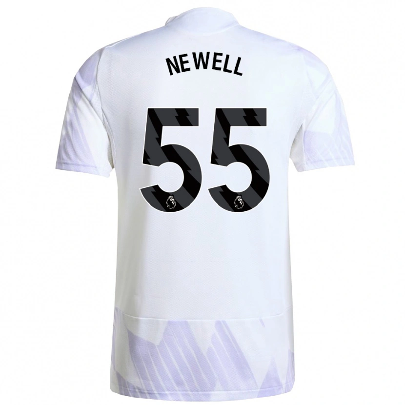 Danxen Heren Lucy Newell #55 Wit Paars Paars Uitshirt Uittenue 2025/26 T-Shirt