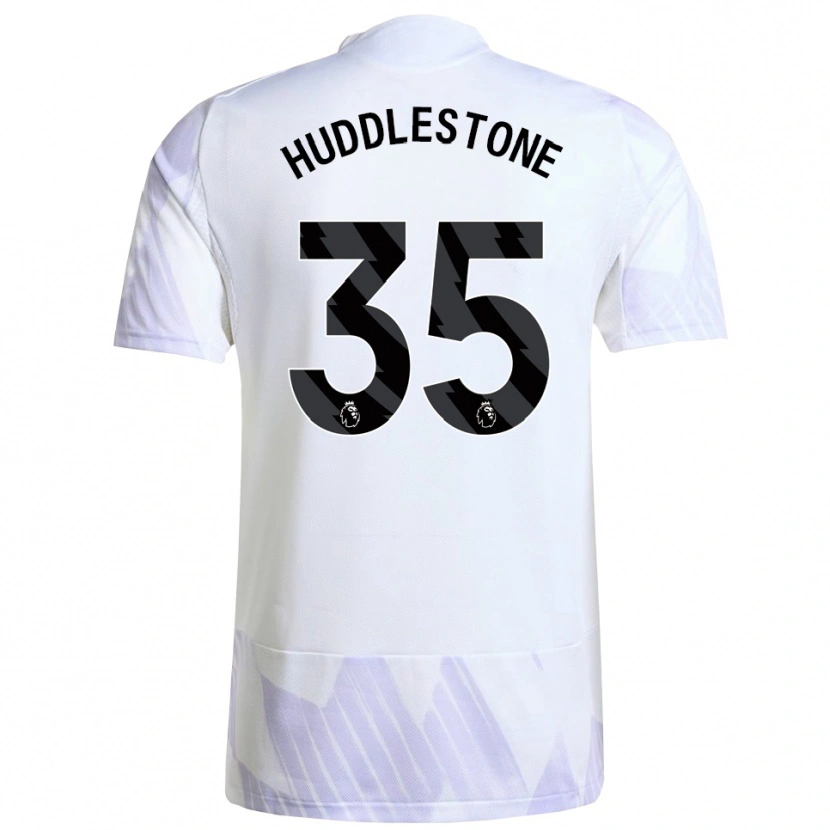 Danxen Heren Tom Huddlestone #35 Wit Paars Paars Uitshirt Uittenue 2025/26 T-Shirt