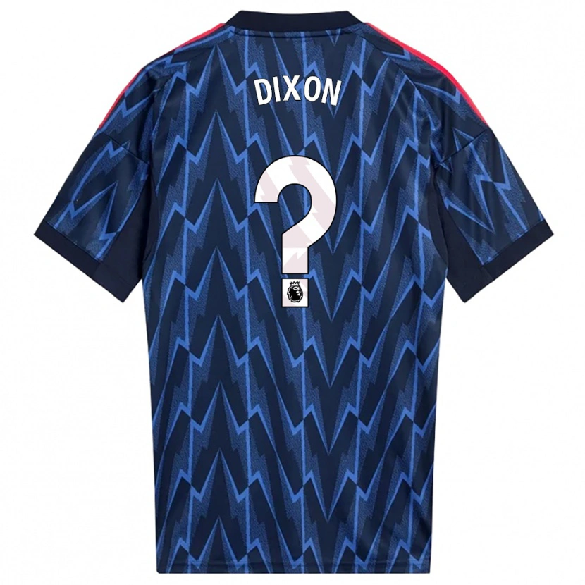 Danxen Heren Danny Dixon #0 Marineblauw Rood Uitshirt Uittenue 2025/26 T-Shirt