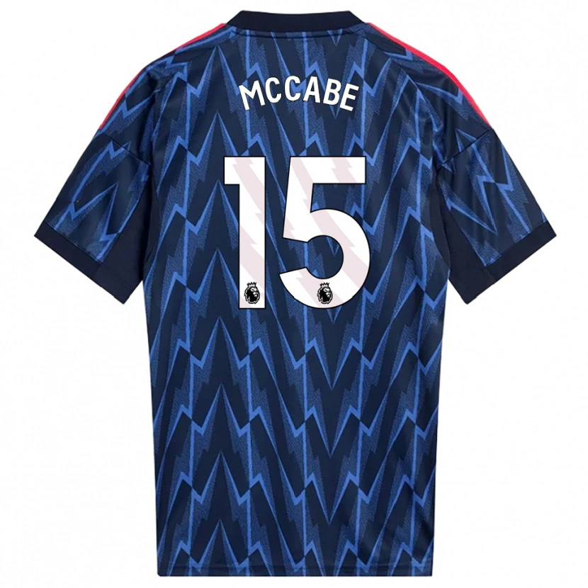 Danxen Heren Katie Mccabe #15 Marineblauw Rood Uitshirt Uittenue 2025/26 T-Shirt