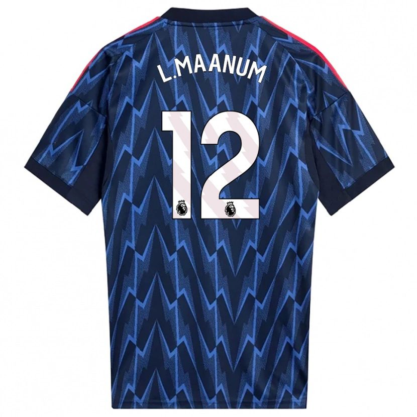 Danxen Heren Frida Maanum #12 Marineblauw Rood Uitshirt Uittenue 2025/26 T-Shirt