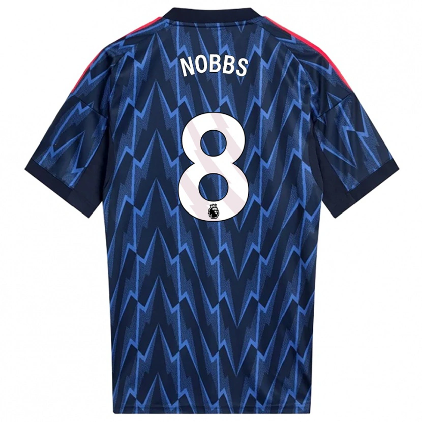 Danxen Heren Nobbs #8 Marineblauw Rood Uitshirt Uittenue 2025/26 T-Shirt