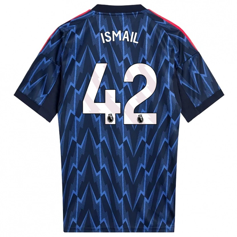 Danxen Heren Cam'ron Ismail #42 Marineblauw Rood Uitshirt Uittenue 2025/26 T-Shirt