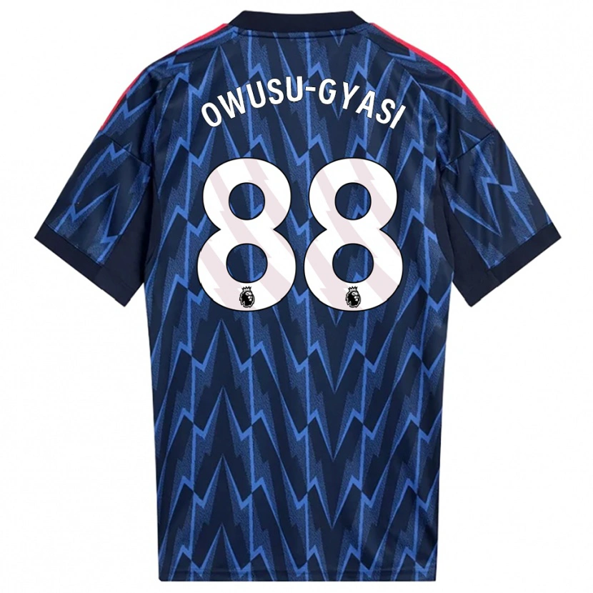 Danxen Heren Abraham Owusu-Gyasi #88 Marineblauw Rood Uitshirt Uittenue 2025/26 T-Shirt
