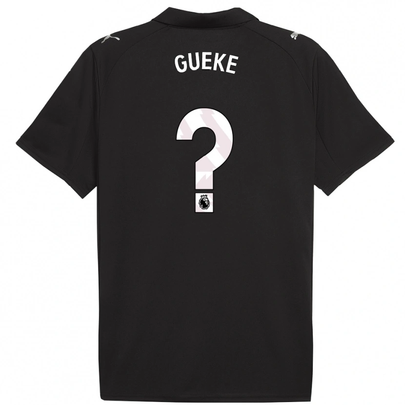 Danxen Heren William Gueke #0 Zwart Wit Uitshirt Uittenue 2025/26 T-Shirt