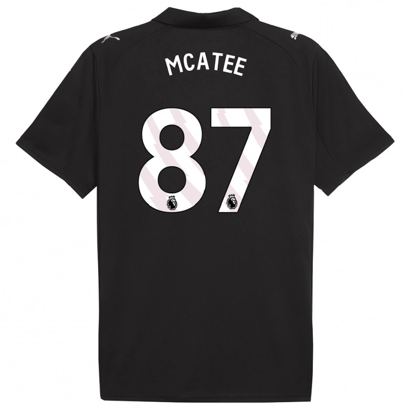 Danxen Heren James Mcatee #87 Zwart Wit Uitshirt Uittenue 2025/26 T-Shirt