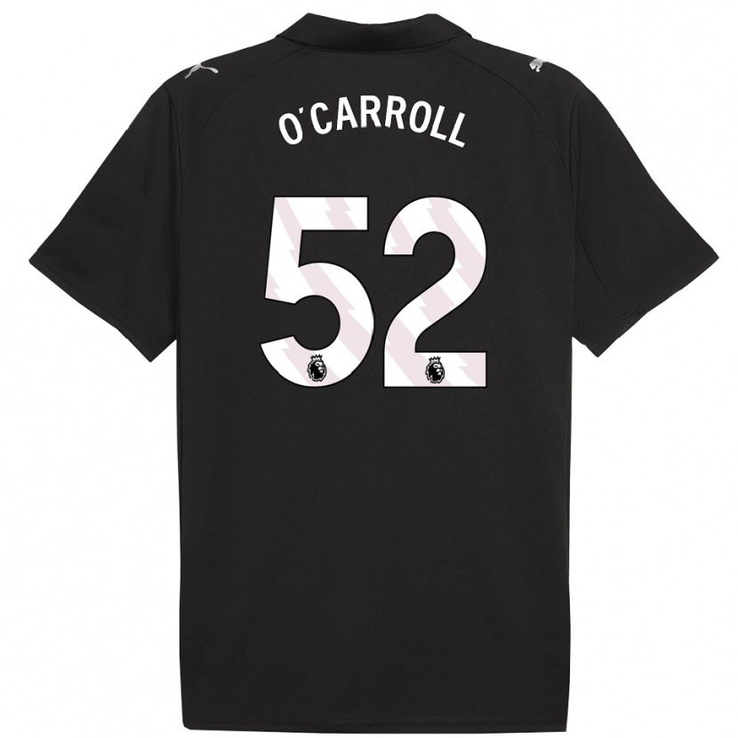 Danxen Heren Eve O'carroll #52 Zwart Wit Uitshirt Uittenue 2025/26 T-Shirt