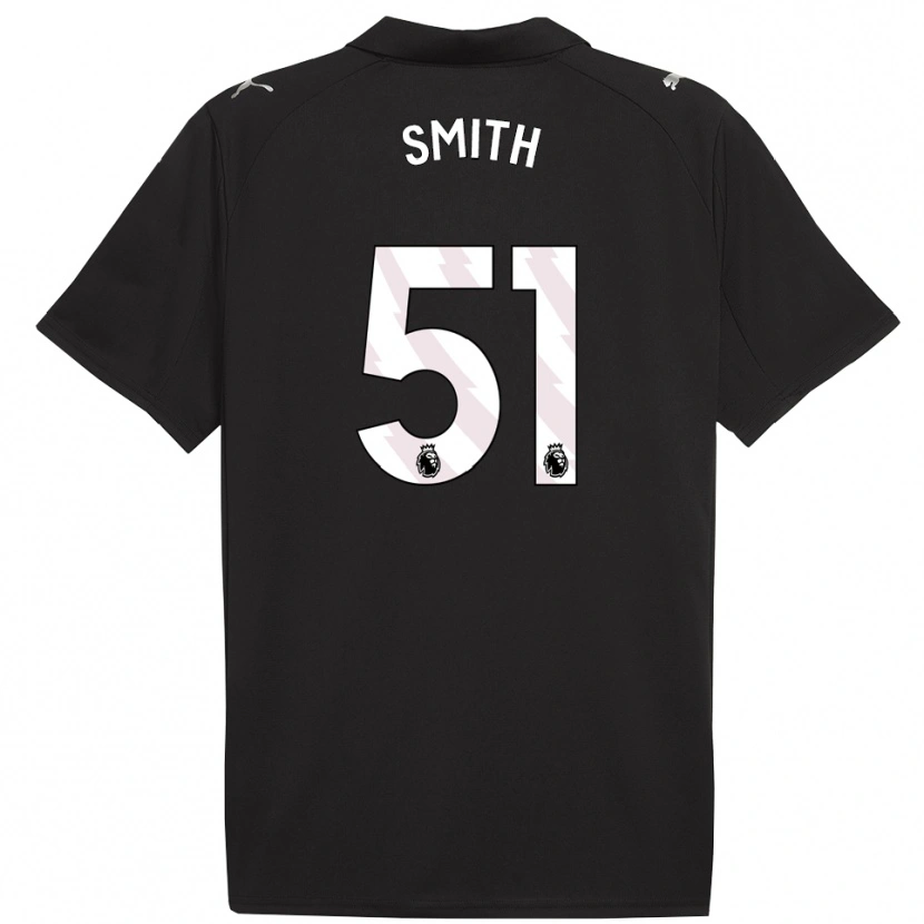 Danxen Heren Isaac Smith #51 Zwart Wit Uitshirt Uittenue 2025/26 T-Shirt