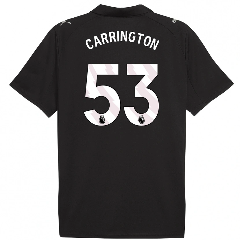 Danxen Heren Ezra Carrington #53 Zwart Wit Uitshirt Uittenue 2025/26 T-Shirt