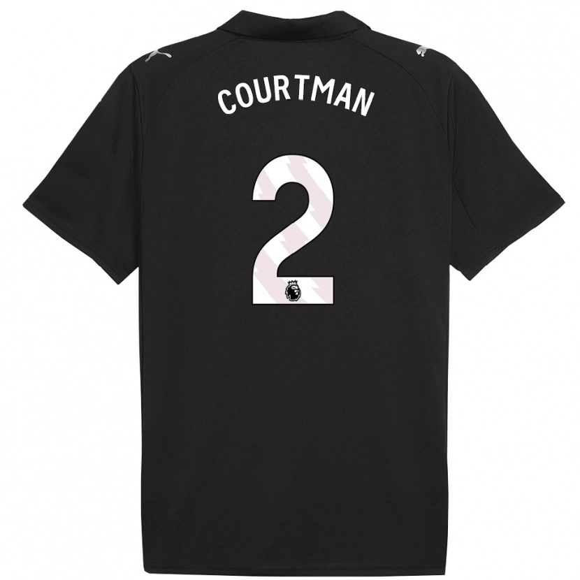 Danxen Heren Charlie Courtman #2 Zwart Wit Uitshirt Uittenue 2025/26 T-Shirt