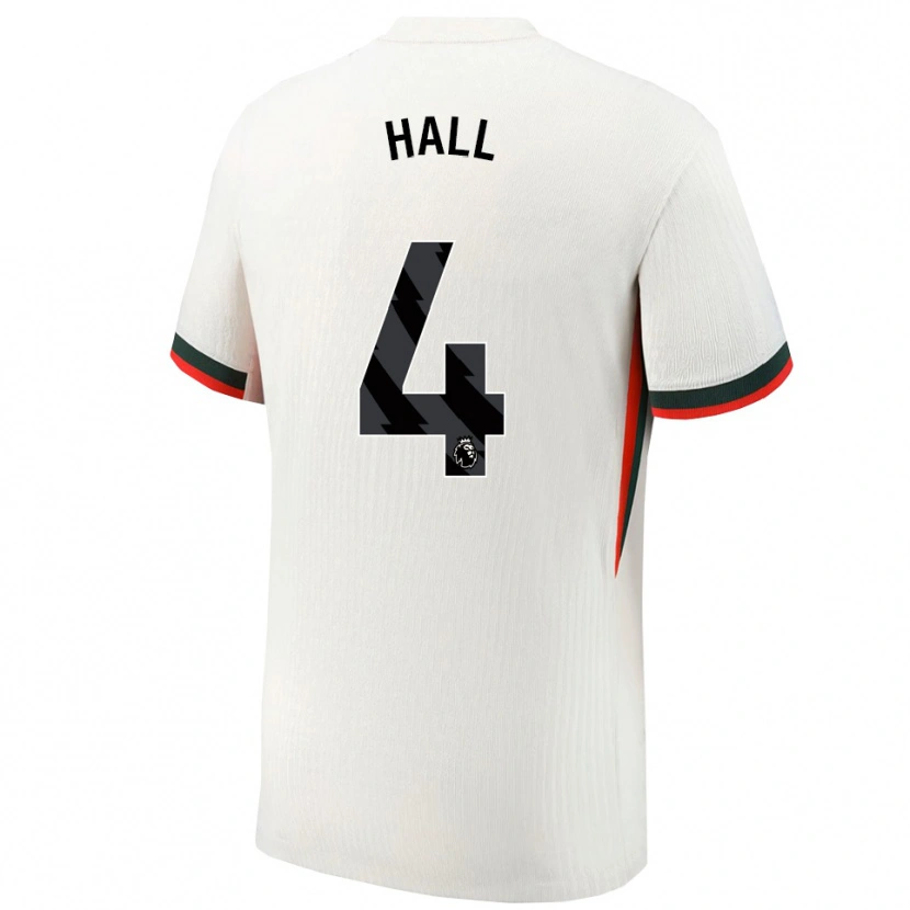 Danxen Heren Jacob Hall #4 Wit Groen Uitshirt Uittenue 2025/26 T-Shirt