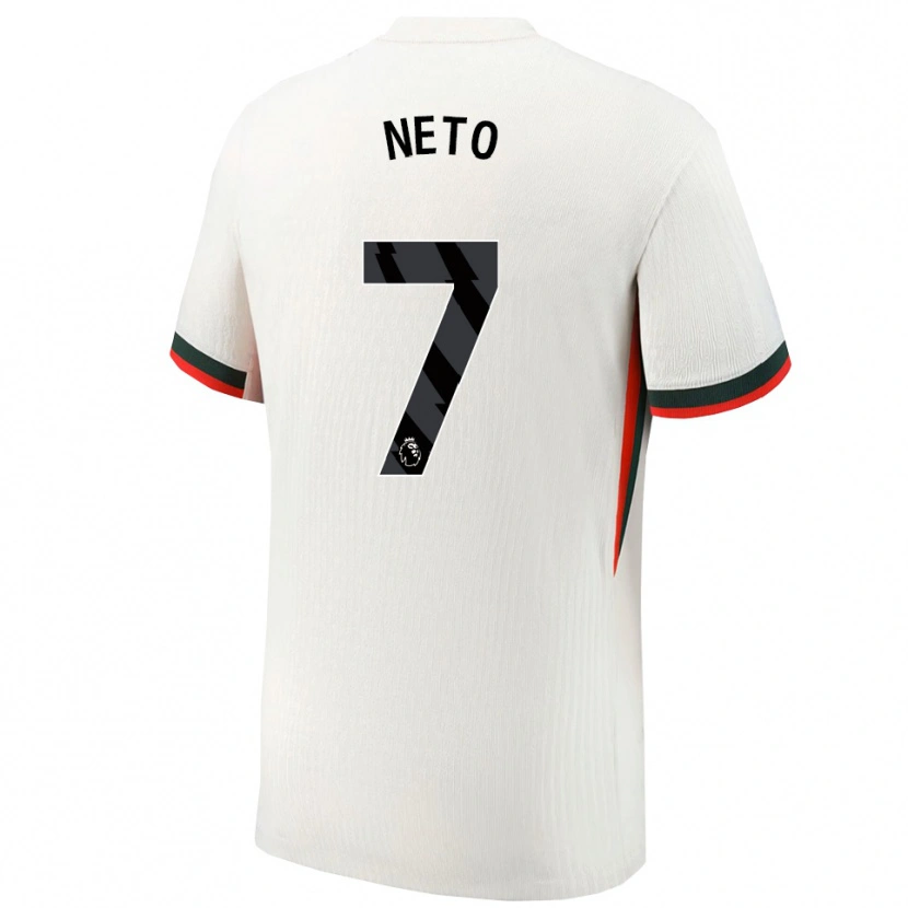 Danxen Heren Pedro Neto #7 Wit Groen Uitshirt Uittenue 2025/26 T-Shirt