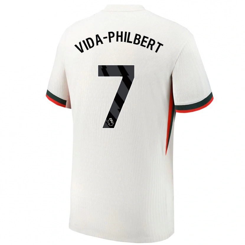 Danxen Heren Joel Philbert #7 Wit Groen Uitshirt Uittenue 2025/26 T-Shirt