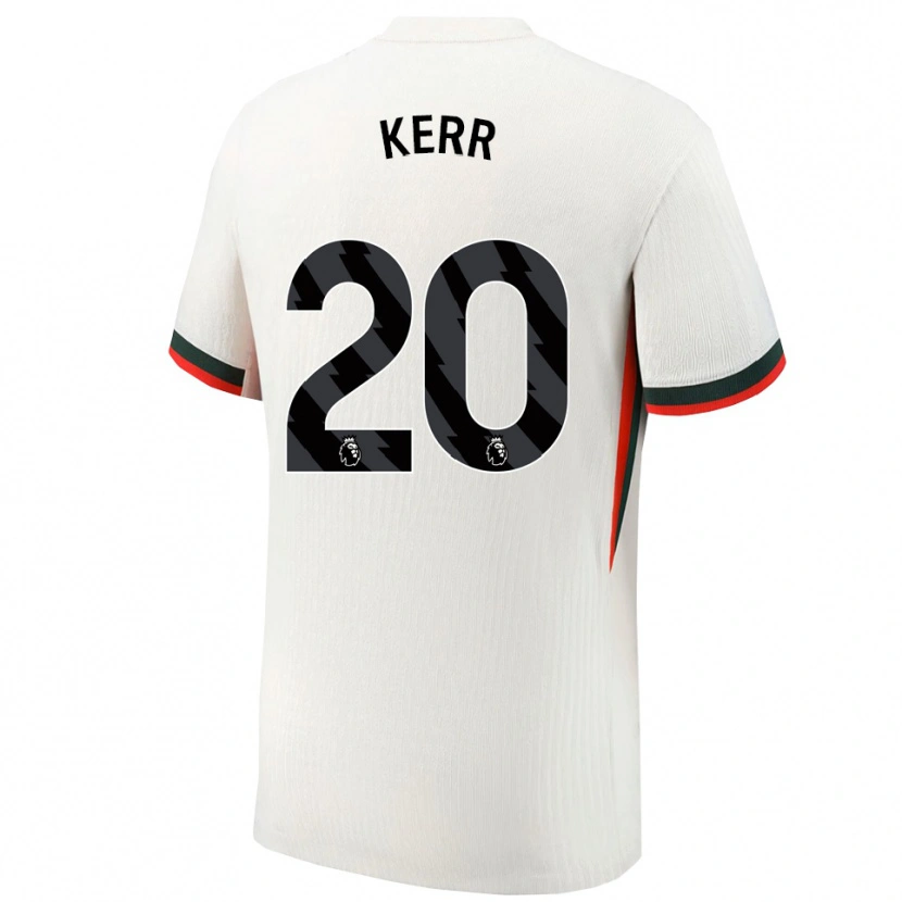 Danxen Heren Sam Kerr #20 Wit Groen Uitshirt Uittenue 2025/26 T-Shirt