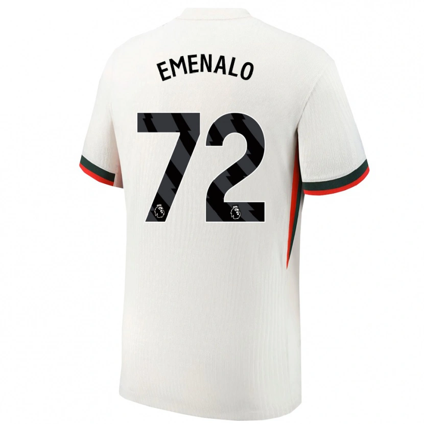 Danxen Heren Landon Emenalo #72 Wit Groen Uitshirt Uittenue 2025/26 T-Shirt