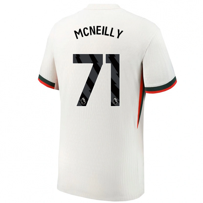 Danxen Heren Donnell Mcneilly #71 Wit Groen Uitshirt Uittenue 2025/26 T-Shirt
