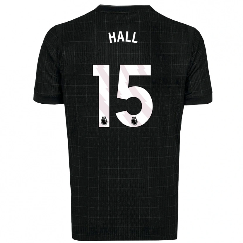 Danxen Heren Tye Hall #15 Zwart Grijs Uitshirt Uittenue 2025/26 T-Shirt