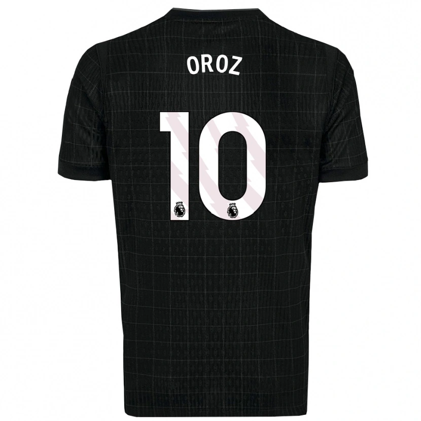 Danxen Heren Maite Oroz #10 Zwart Grijs Uitshirt Uittenue 2025/26 T-Shirt