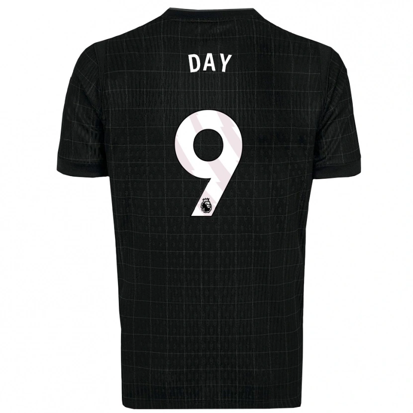 Danxen Heren Frankie Day #9 Zwart Grijs Uitshirt Uittenue 2025/26 T-Shirt