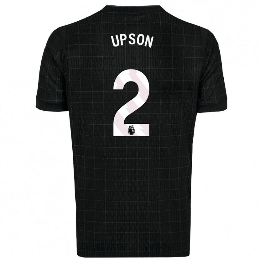 Danxen Heren Elijah Upson #2 Zwart Grijs Uitshirt Uittenue 2025/26 T-Shirt
