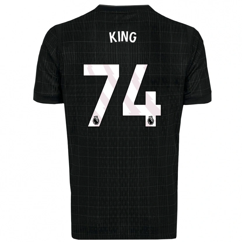 Danxen Heren Maeson King #74 Zwart Grijs Uitshirt Uittenue 2025/26 T-Shirt