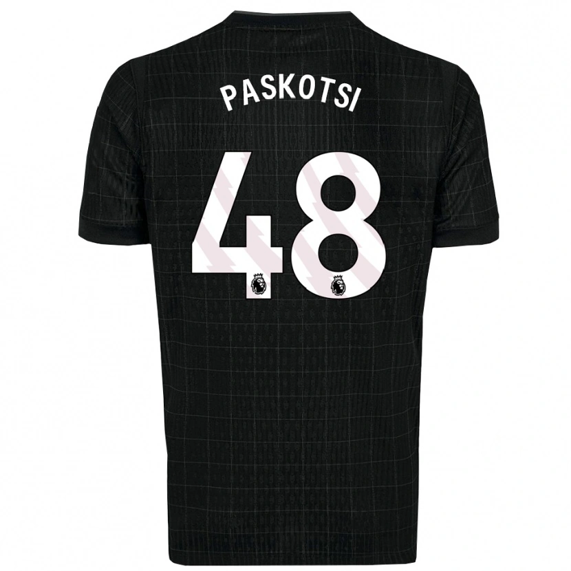 Danxen Heren Maksim Paskotsi #48 Zwart Grijs Uitshirt Uittenue 2025/26 T-Shirt