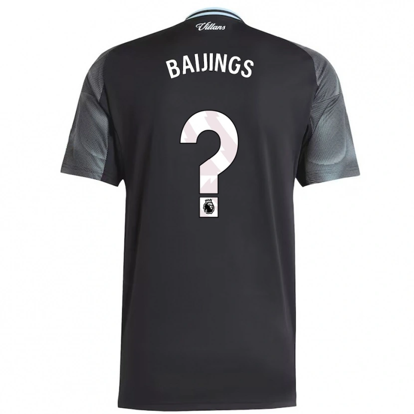 Danxen Heren Jill Baijings #0 Zwart Hemelsblauw Uitshirt Uittenue 2025/26 T-Shirt