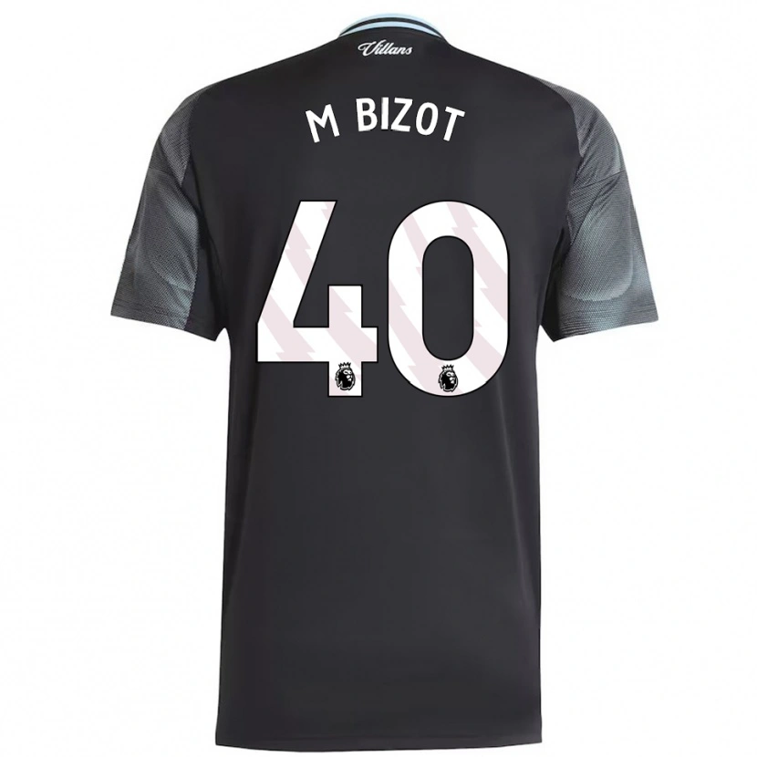 Danxen Heren Marco Bizot #40 Zwart Hemelsblauw Uitshirt Uittenue 2025/26 T-Shirt