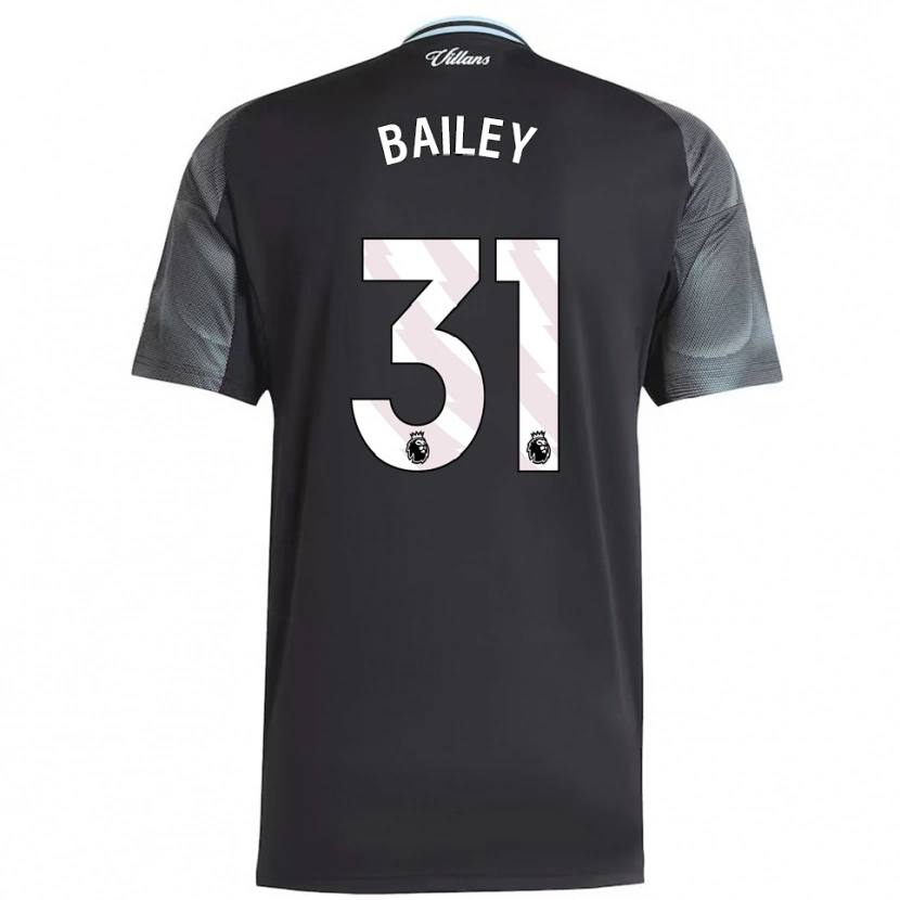 Danxen Heren Leon Bailey #31 Zwart Hemelsblauw Uitshirt Uittenue 2025/26 T-Shirt