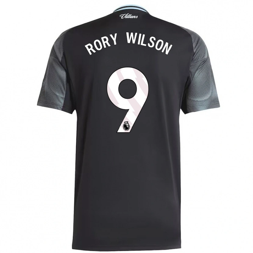 Danxen Heren Rory Wilson #9 Zwart Hemelsblauw Uitshirt Uittenue 2025/26 T-Shirt