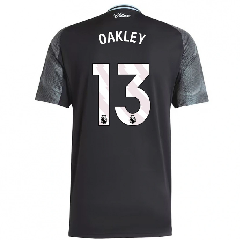 Danxen Heren Rhys Oakley #13 Zwart Hemelsblauw Uitshirt Uittenue 2025/26 T-Shirt