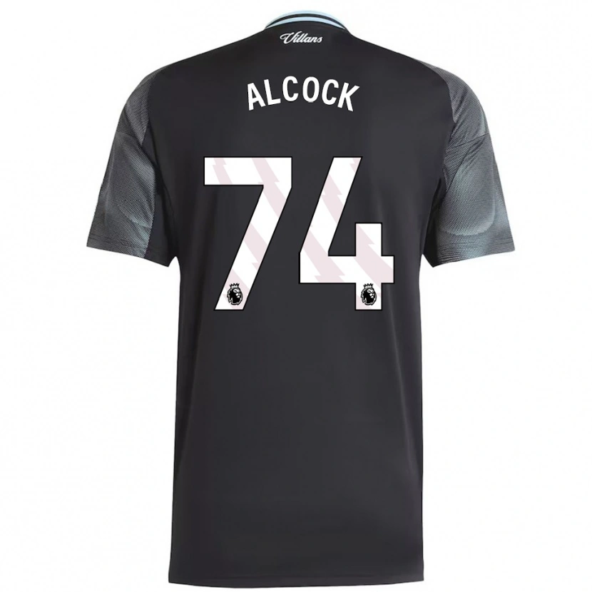 Danxen Heren Todd Alcock #74 Zwart Hemelsblauw Uitshirt Uittenue 2025/26 T-Shirt