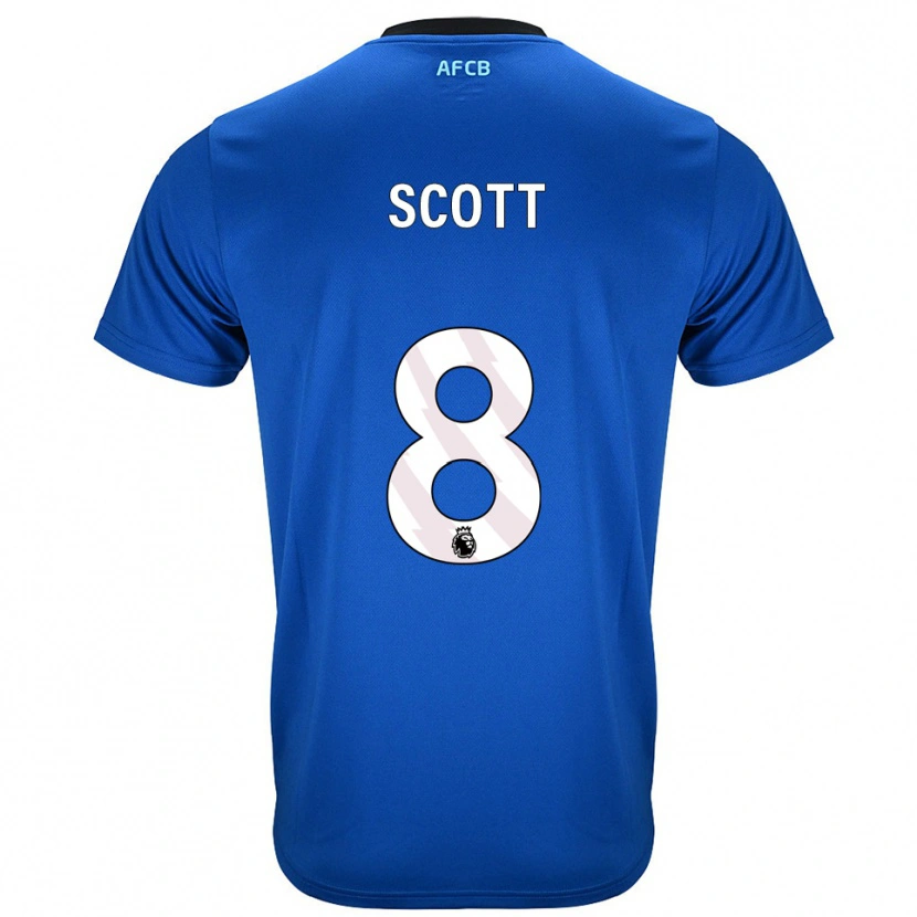 Danxen Heren Alex Scott #8 Blauw Zwart Uitshirt Uittenue 2025/26 T-Shirt