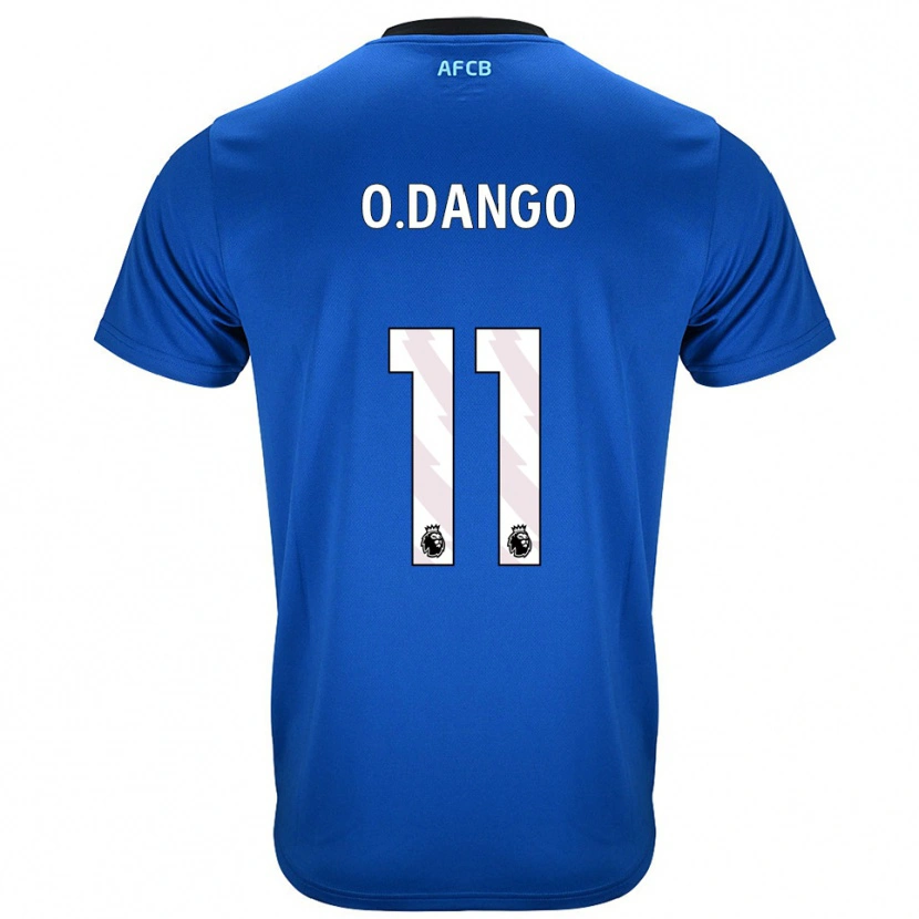 Danxen Heren Dango Ouattara #11 Blauw Zwart Uitshirt Uittenue 2025/26 T-Shirt